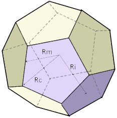 Dodecahedron Volume And Surface Area Calculator And Formulas