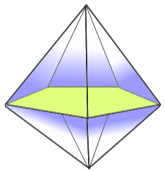 Fünfeckige Doppelpyramide