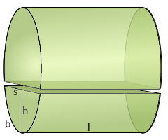 Zylinder-Segment